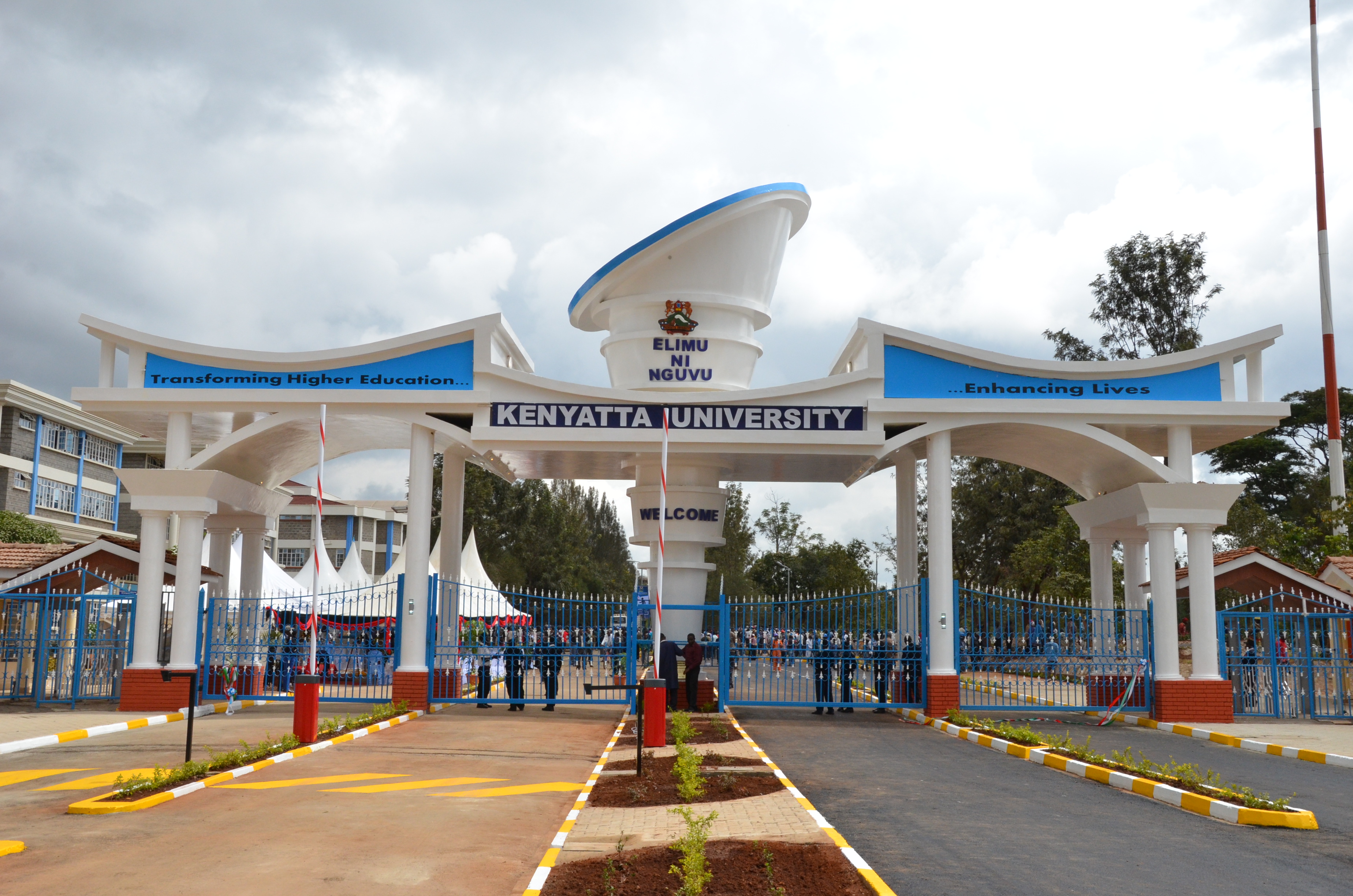Kenyatta University main gate